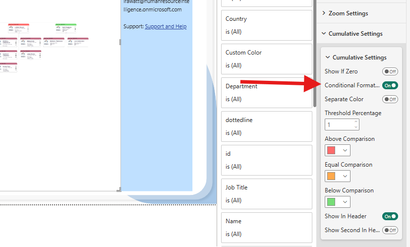 Conditional Formatting